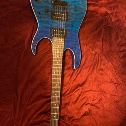 Ibanez Electric Guitar With Boss Amp 