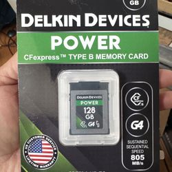 Delkin Devices POWER G4 128GB CFexpress Type-B Memory Card #DCFXBP128G4