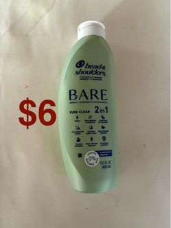 Head & Shoulders BARE 2-in-1 Shampoo 13.5 oz