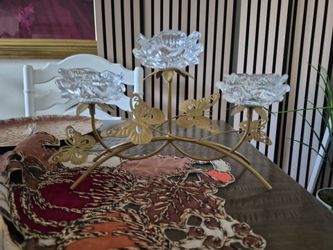 Glass Candles holder