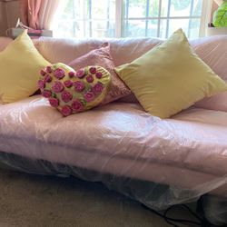 Pink Futon Bed (Like NEW)