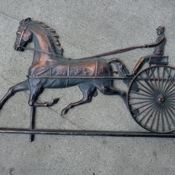 Vintage Ethan Allen Horse With Buggy