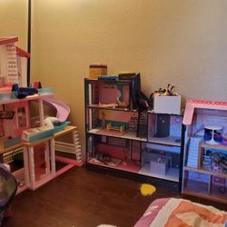 Barbie,lol Dall House, Bin Full Of Mix Girl Toys,lol Dolls, Barbies,horses ,