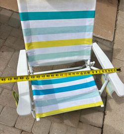 Folding Beach Chair with Armrests