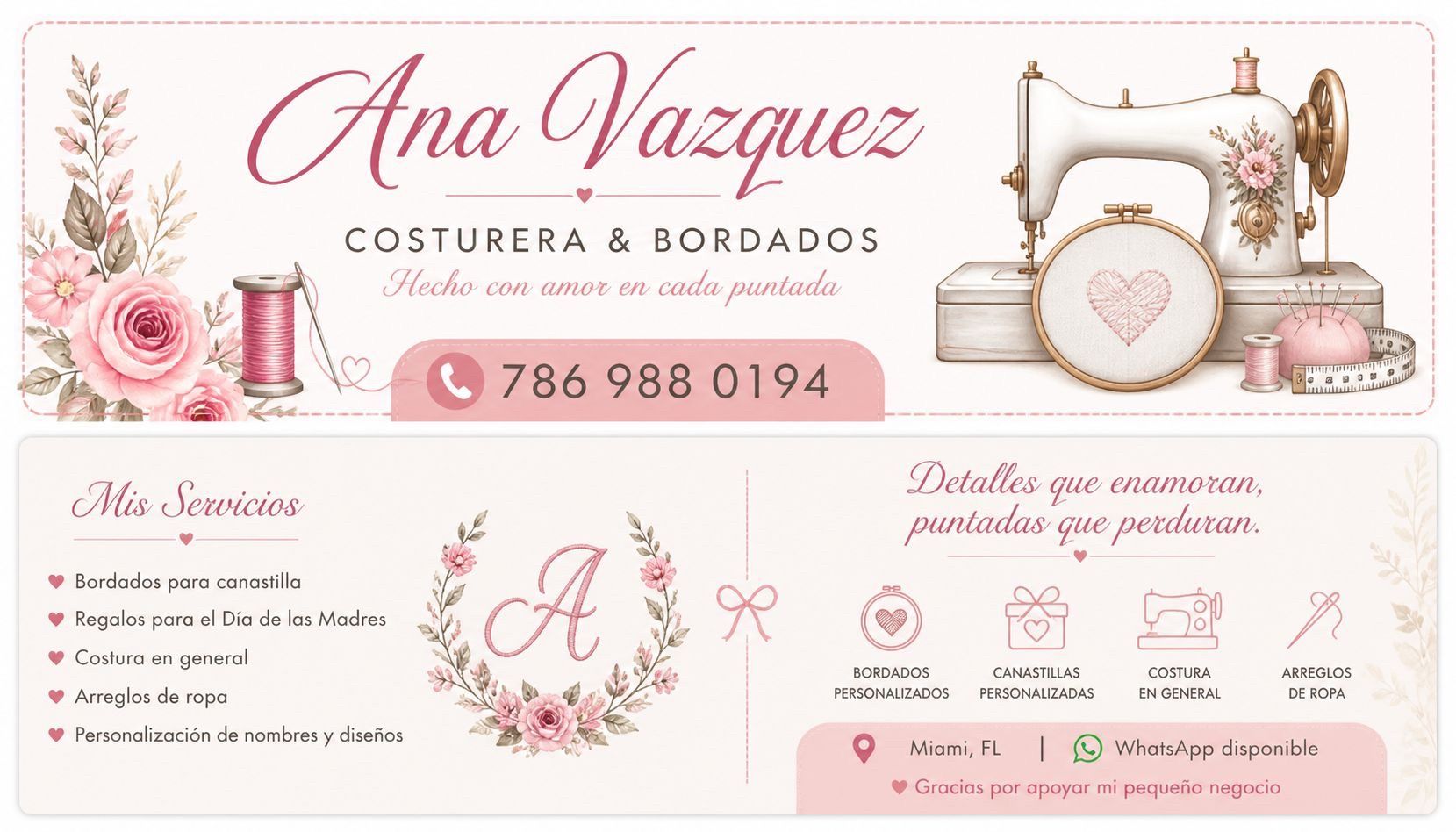 Costuras y Bordados