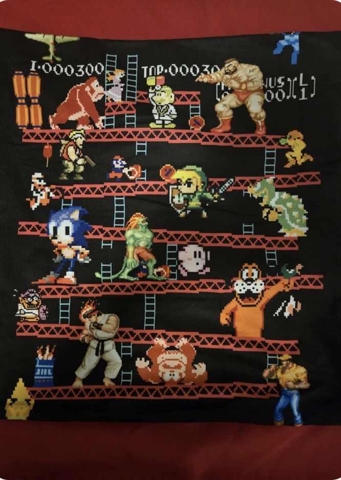 Retro Game Pillowcase (17”x17”)
