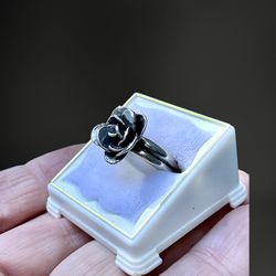 Retired Silpada Sterling Rose Ring