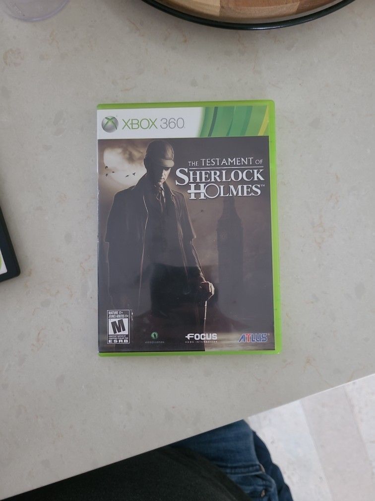 Xbox 360 Game The Testament Of Sherlock Holmes