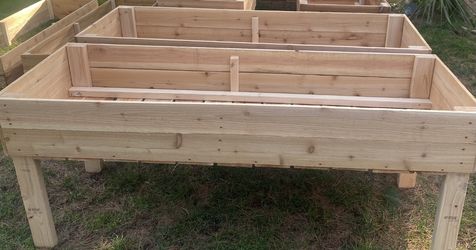 Raised Cedar Garden Boxes 