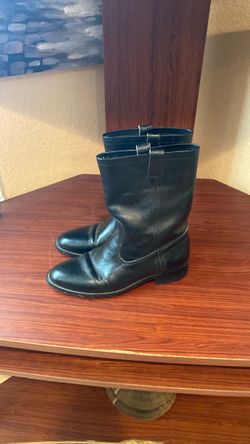 Black boots size 27 $3.00