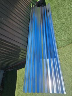 Corrugated galvanized steel roof panel 8ft x 2ft