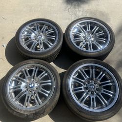 E46 M3 OEM chrome wheels