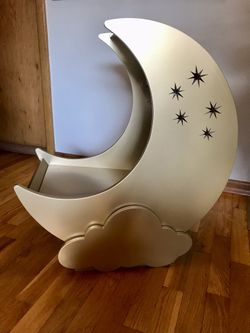 Crescent moon doll clearance crib