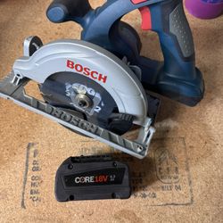 Bosch Circle Saw Ccs180 6.3Ah Battery