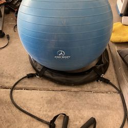 Pilates Ball And Weights Set 