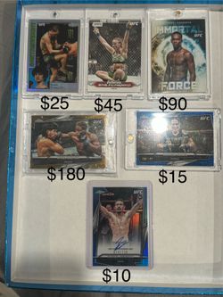 UFC Lots Numbered/Auto
