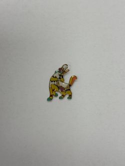 14 Gold & Enamel Unicorn Charm Pendant