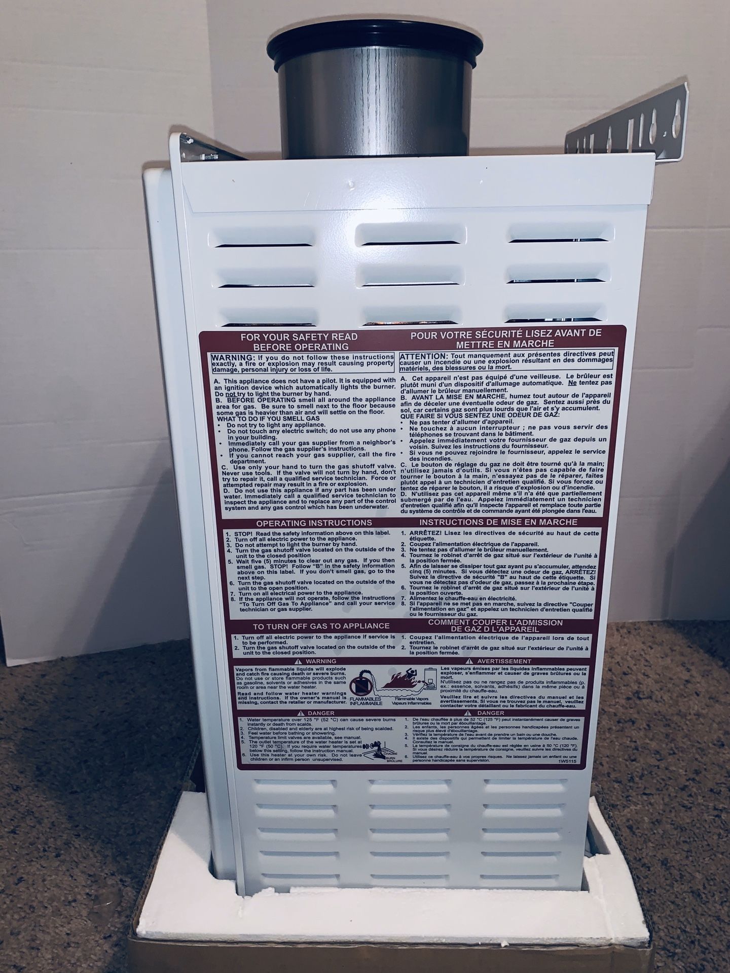 AO Smith Signature Premier Indoor Natural Gas Tankless Water Heater