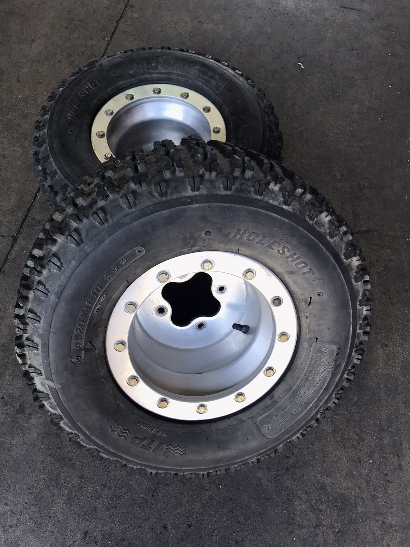 Old Itp Rims ITP BEADLOCK WHEELS ON ITP HOLESHOT TIRES 80% LIFE for Sale in Lemon ...
