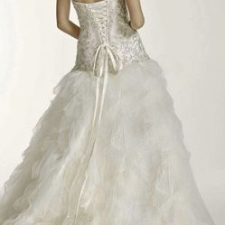 David’s Bridal Wedding Dress And Veil