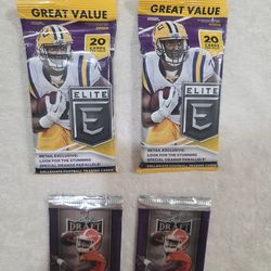 2017 College Football Panini Elite & 2017 Leaf Draft  ( Patrick Mahomes Rookie Card ?)