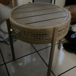 Ever home accent caning table
