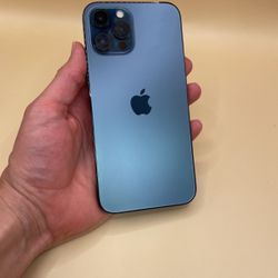iPhone 12 Pro Max 128GB Blue For  AT&T Cricket Works Great Clean Imei! 