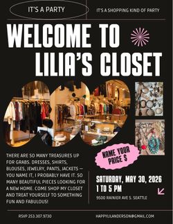 Closet sale