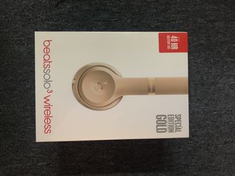Beats solo 3 wireless special gold edition