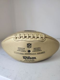 Gold Wilson 'The Duke' official NFL Football