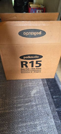 Polk 2 Way Speakers (Cherry Color) New
