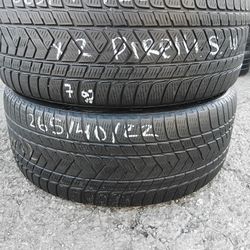 Pair Of 265/40/R22 With 70% Of Life Or Tread Pirelli Scorpion