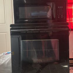 Microwave Range And Stove Matching Electric