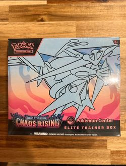 Pokemon Chaos Rising Pokémon Center Elite Trainer Box