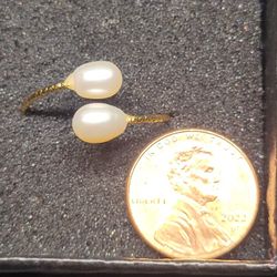 Genuine Freshwater Pearl Adjustable Ring 