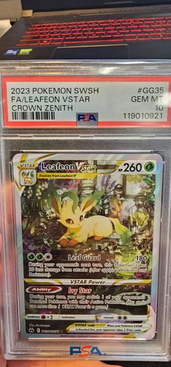 Leafeon GG35/GG70 PSA 10 GEM MINT Crown Zenith Pokemon