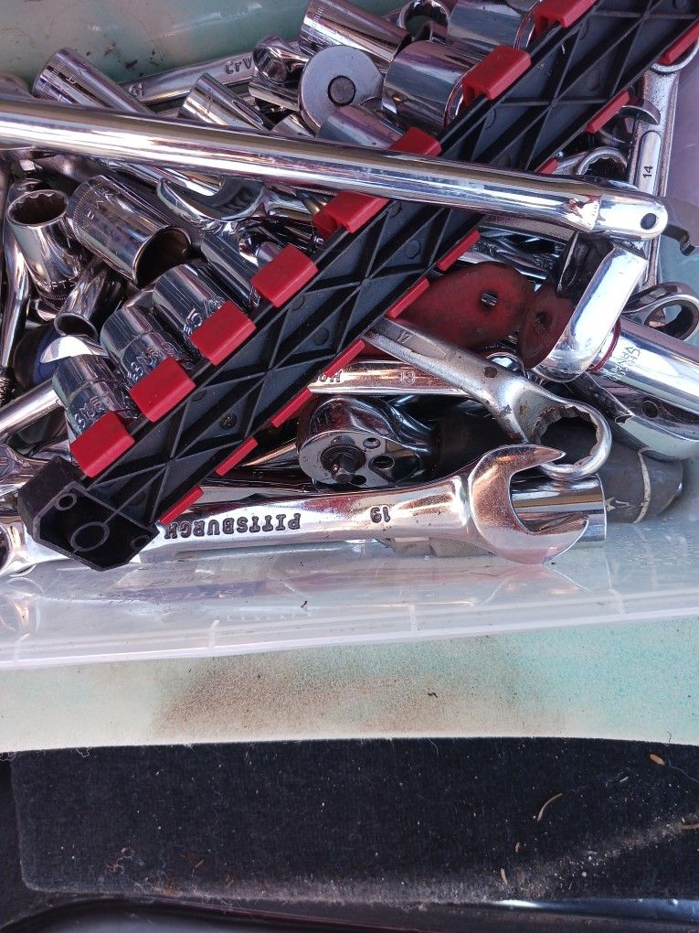 Bucket Of Misc Tools