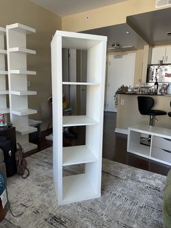 IKEA KALLAX 4-Cube Shelf Unit – White