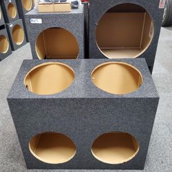 BRAND NEW 4 HOLE 12INCH SUBWOOFER BOX 