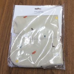 Mushie Long Sleeve Bib Dinosaur 