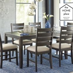 NEW MERCHANDISE FOR SALE 🚨🚨CONTEMPORARY  DINING TABLE WITH 6 CHAIRS.