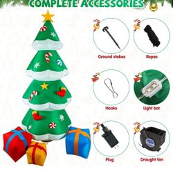 8 ft unopen Christmas tree inflatable