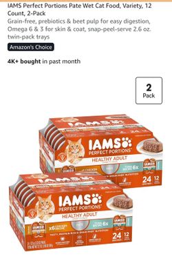 IAMS Perfect Portions Wet Cat Food Variety 2-Pack