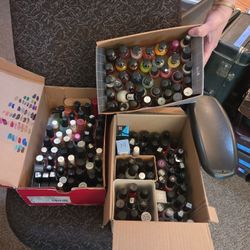 Huge Assortment Of Nail Polish Over 150 Bottles