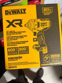DeWalt XR 20V 1/2" Impact Wrench DCF891B