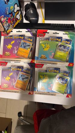 30th celebration tech sticker collection Pokemon