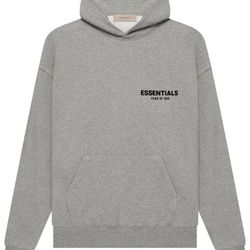 Fear Of God Essentials Hoodie Dark Oatmeal 