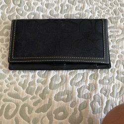 Coach Checkbook Wallet