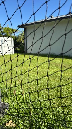 Baseball batting cage net