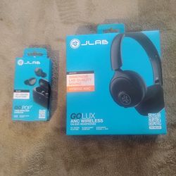 Jlab Bluetooth Head Phones Bundle 